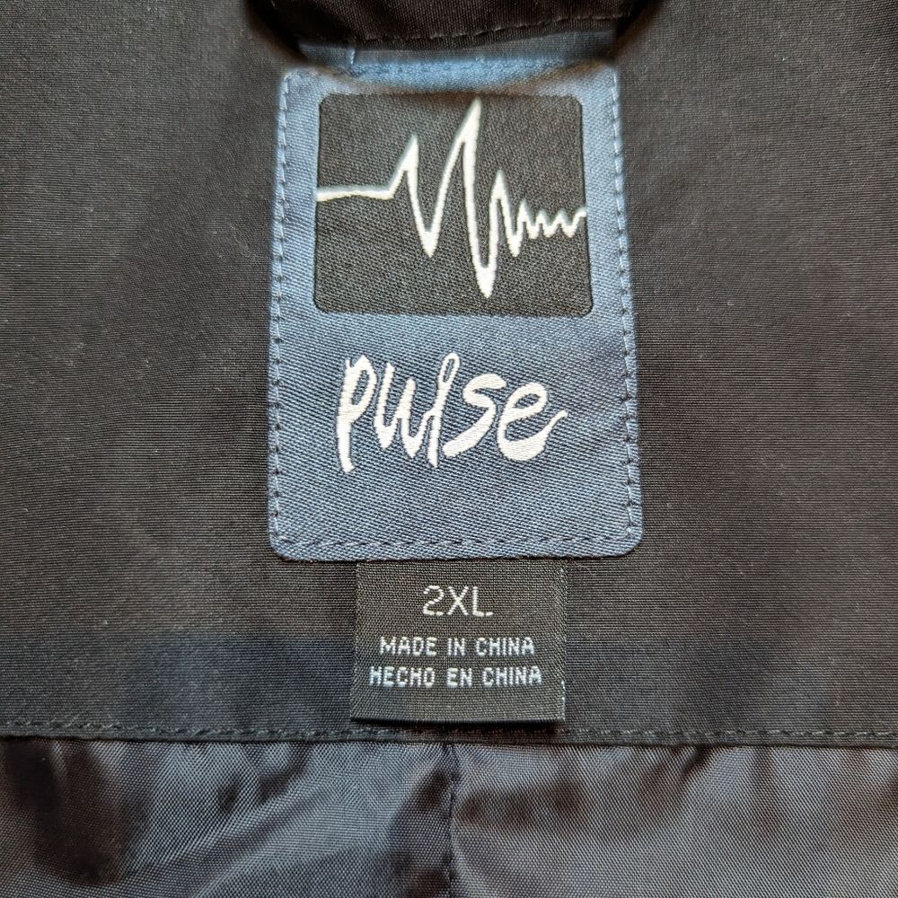 Pulse Soft Shell Jacket with Hood In Black Plus Size 2X - Picture 6 of 9